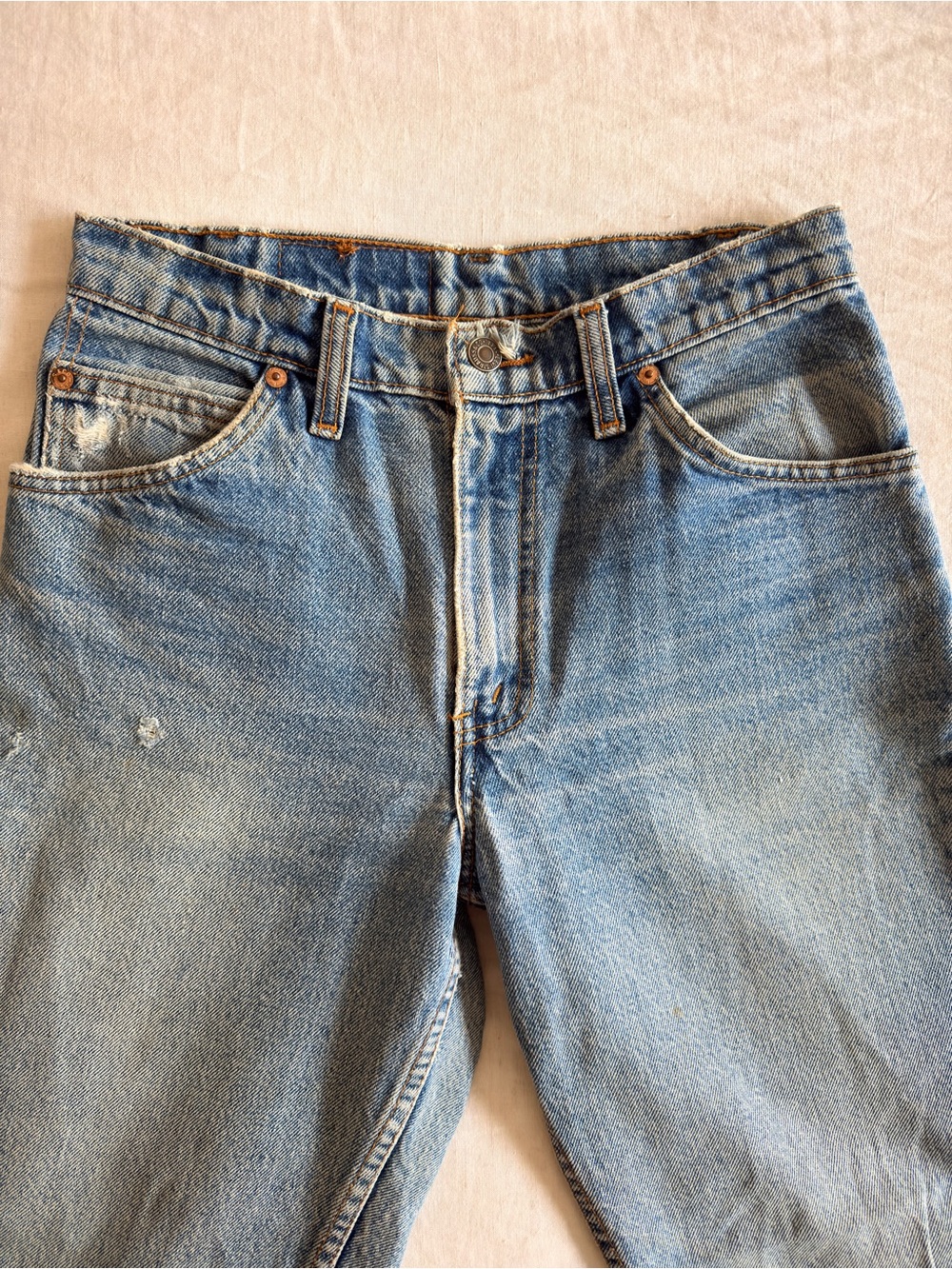 Levi's 550 High-Rise Light Blue Denim Jeans Size29 Orange Tag - Picture 9 of 13